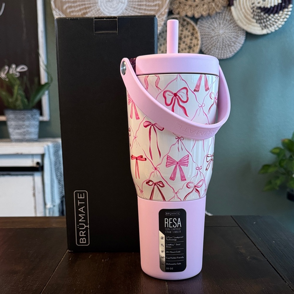 BruMate Resa 35oz in Bows. Limited Edition! New!